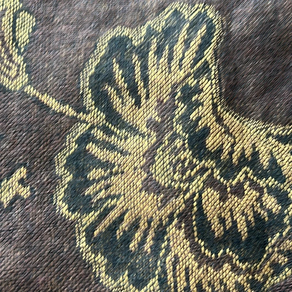 Pashmina Paisley Scarf Rich NWT Deep Colors Purple Gold Brown Classic Timeless